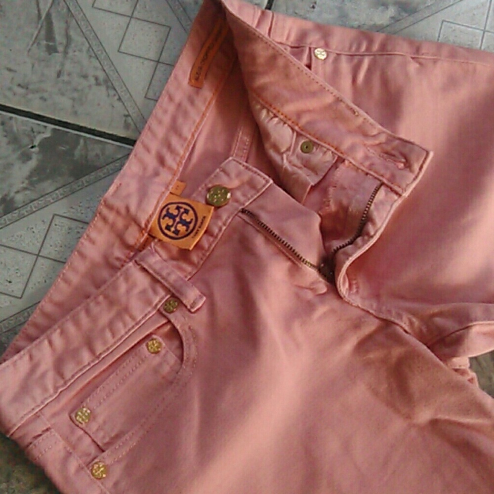 Coral tory burch jeans